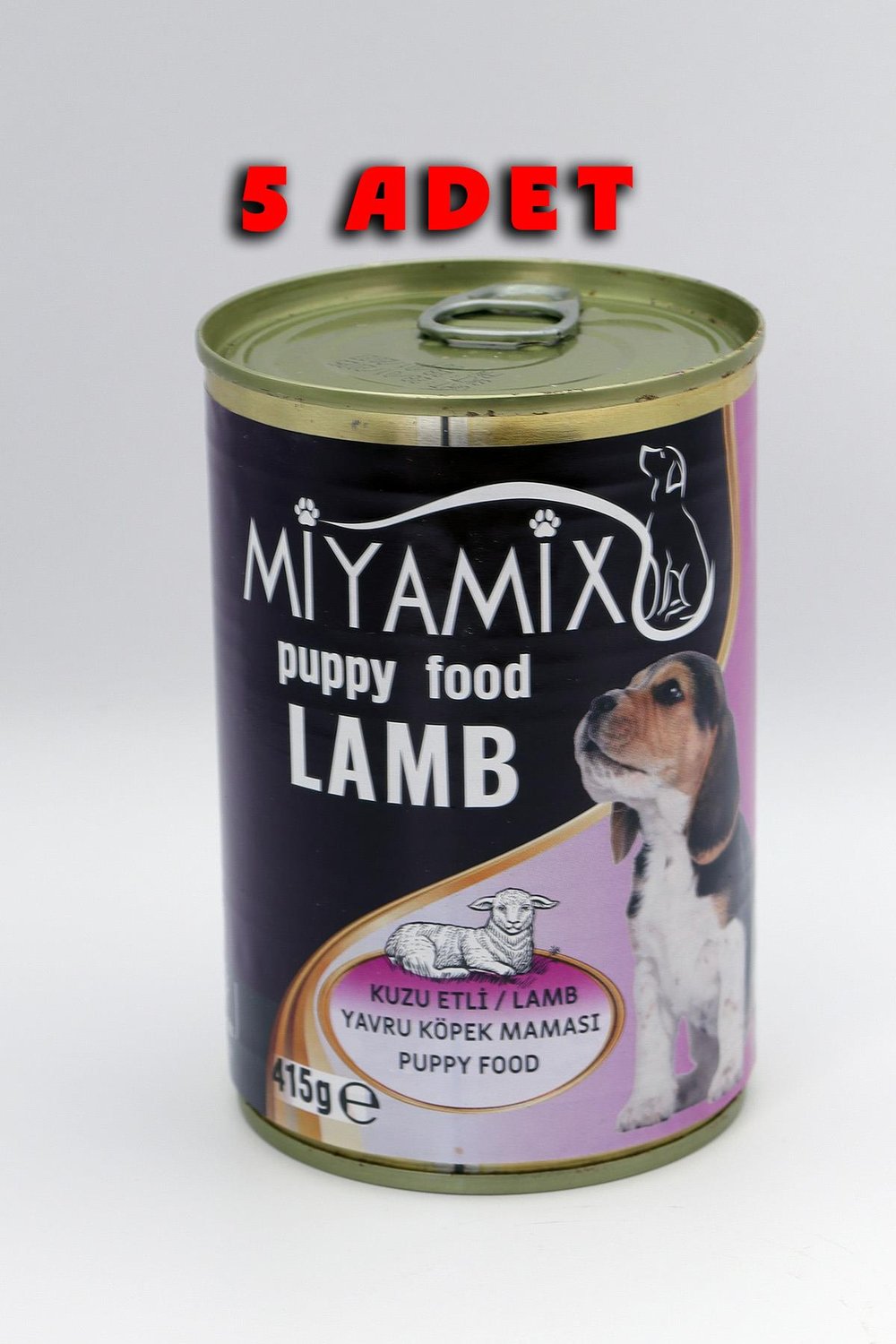 Miyamix Kuzu Etli Yavru Köpek Yaş Mama 415gr