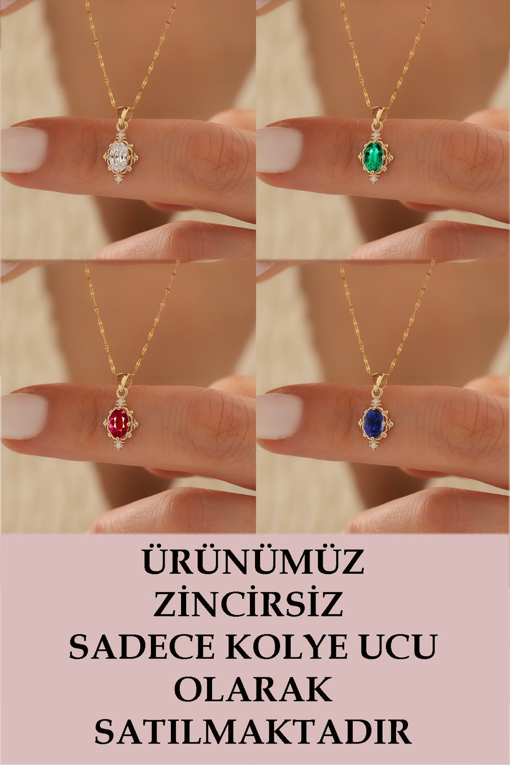 14 Ayar Altın Prenses Kolye Ucu