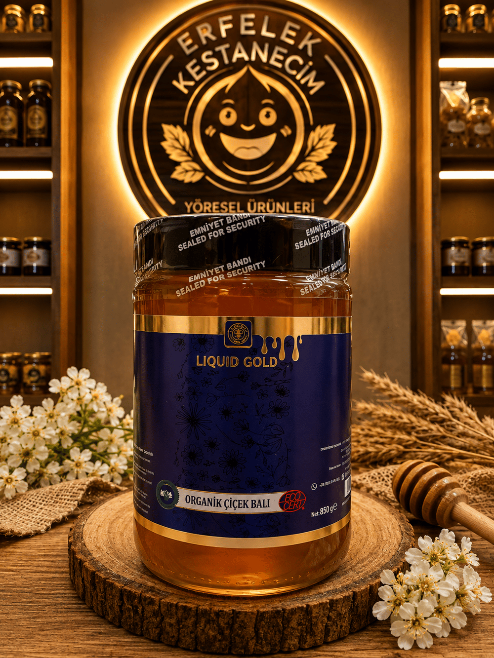 Organik Çiçek Balı 850 gr