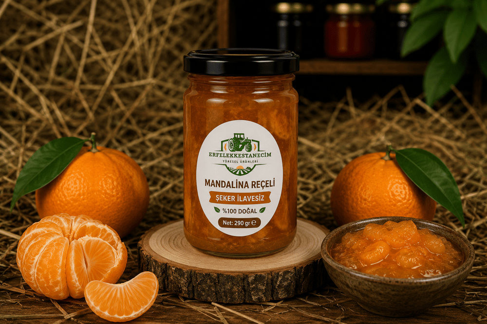 Şeker İlavesiz Mandalina Reçeli 290 GR