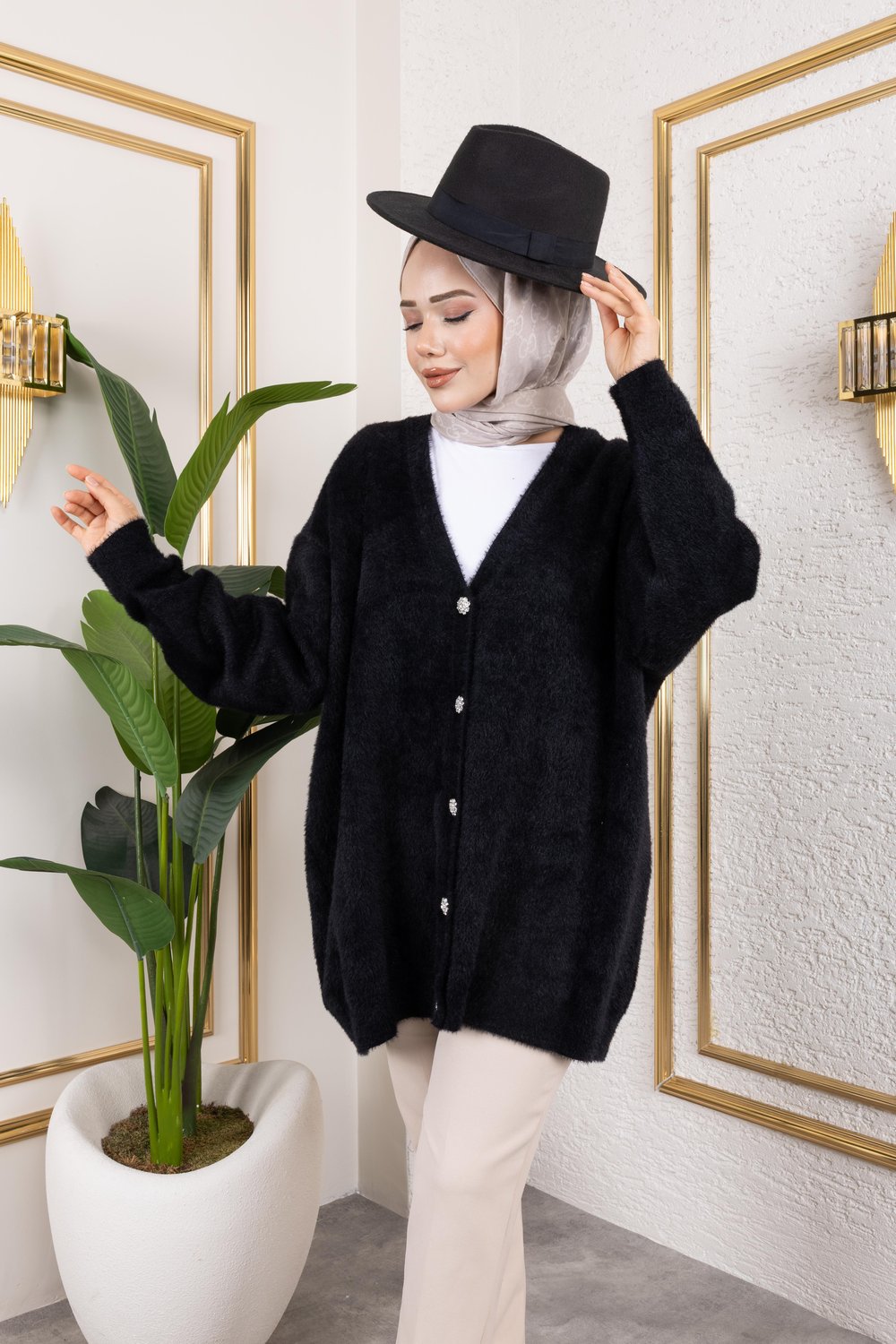Angora Hırka | Siyah