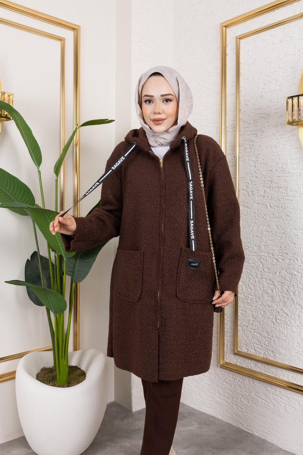 Bağcıklı Acı Kahve Kap