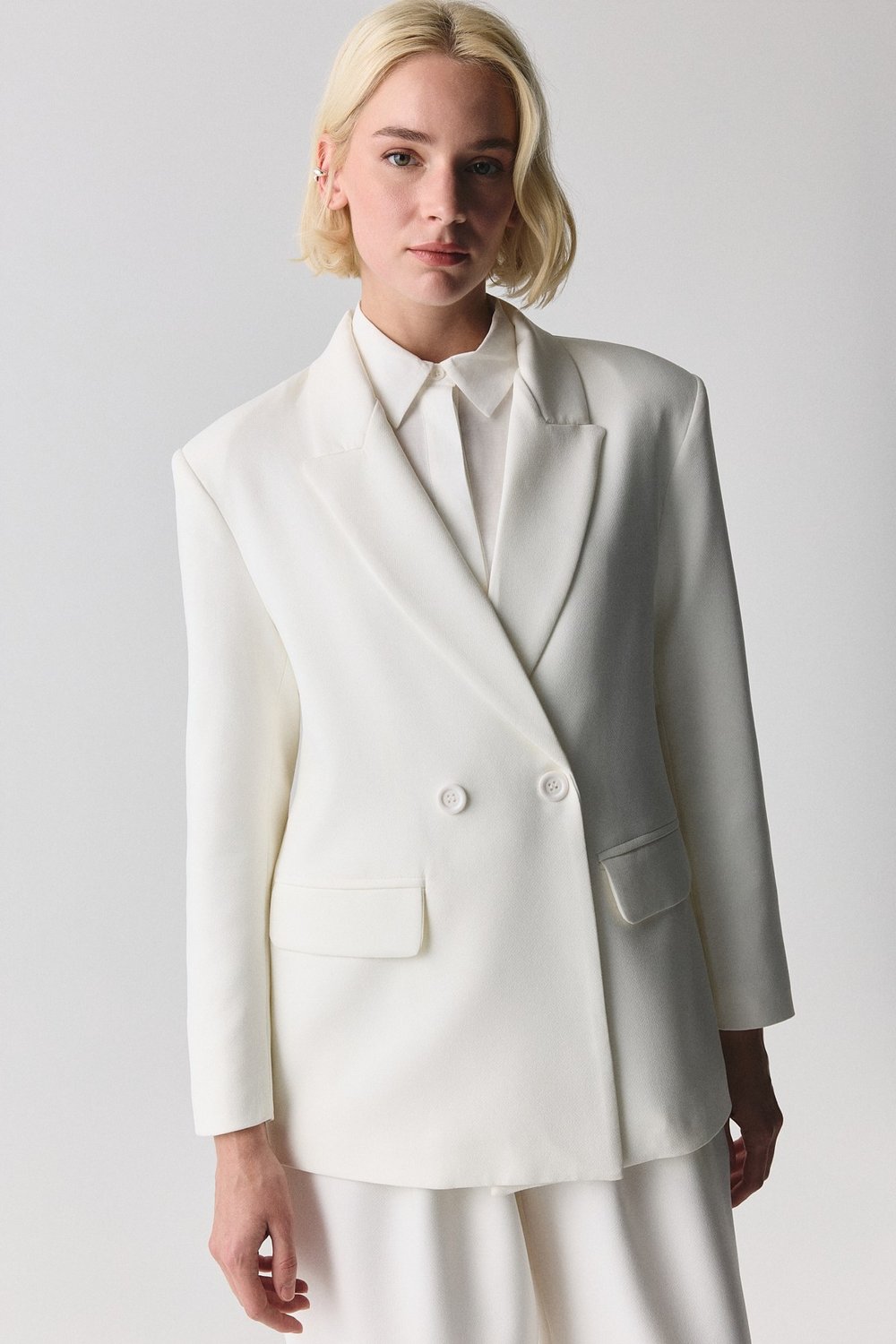  Kruvaze Blazer Ceket