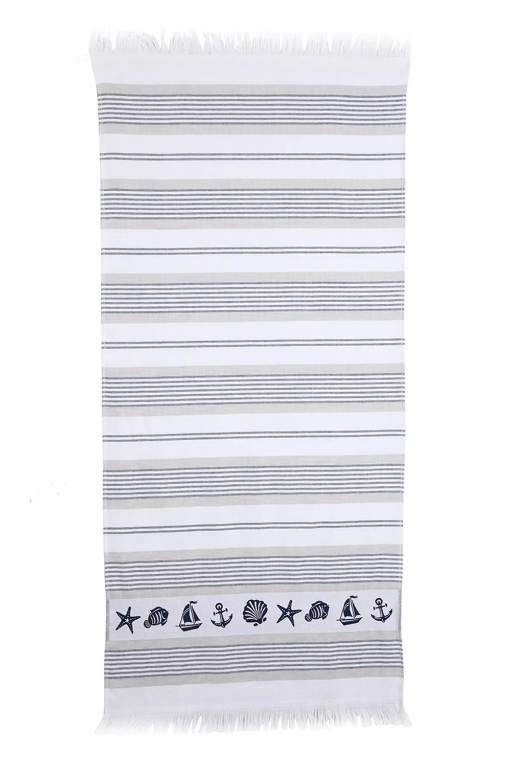 Özdilek Model 70x150 Cm Peştamal Gri Plaj Havlusu