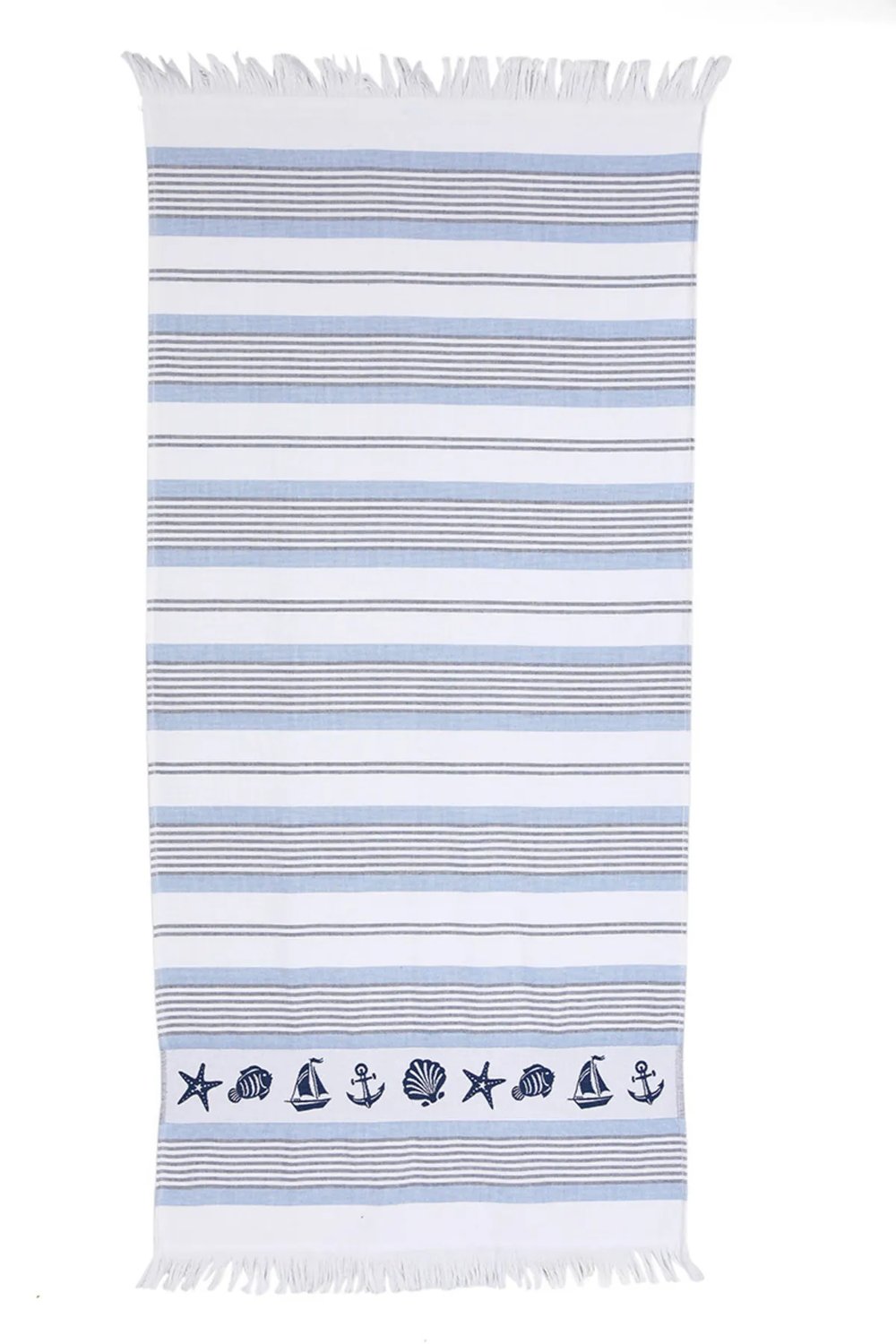 Özdilek Model 70x150 Cm Peştamal Mavi Plaj Havlusu