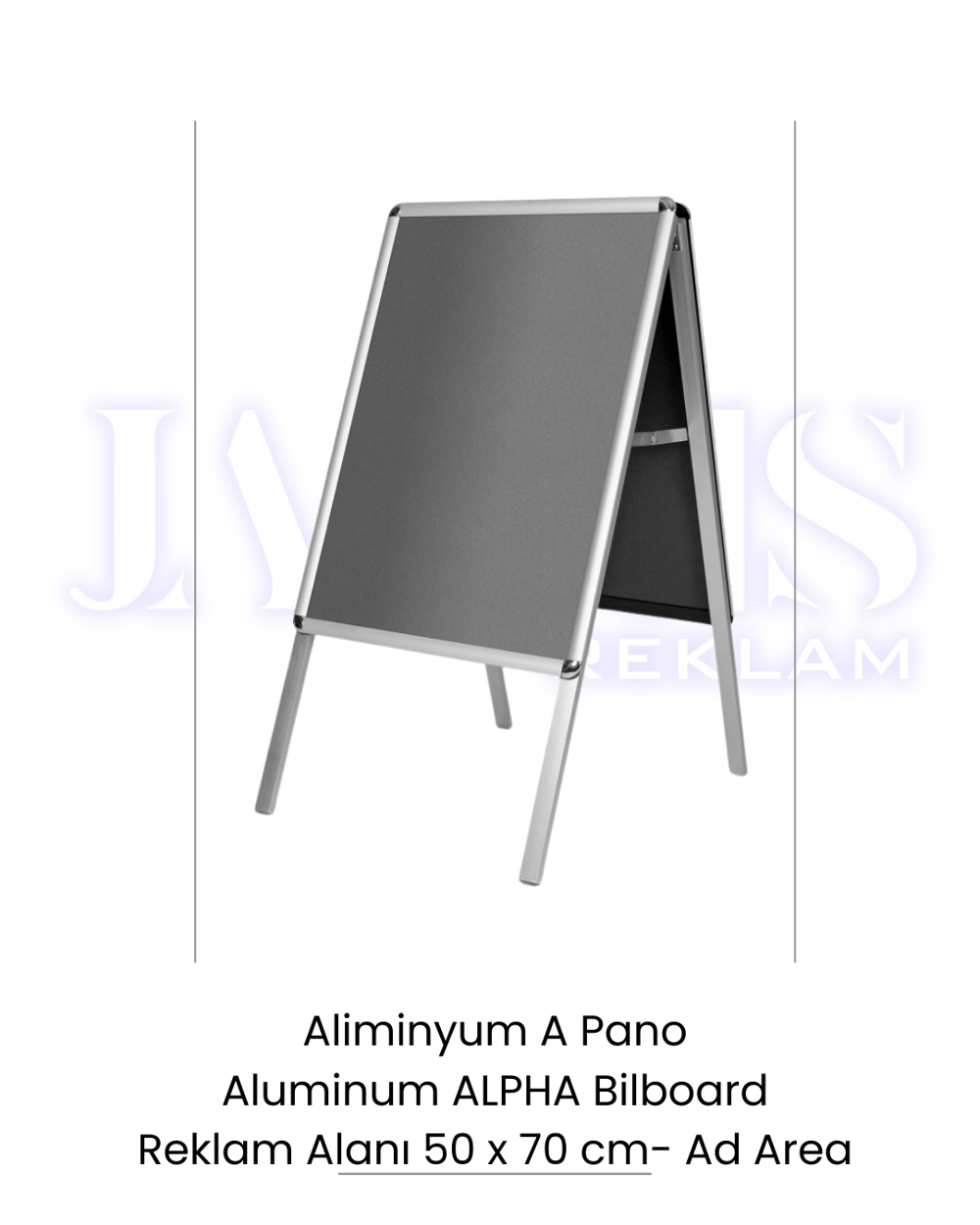 Alüminyum A Pano 50 x 70 cm