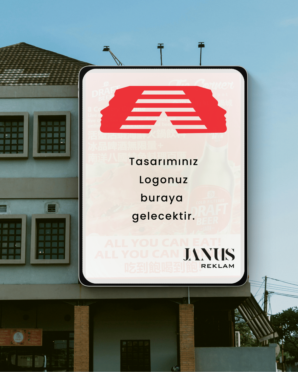 Büyük Ebat Afiş Bayrak