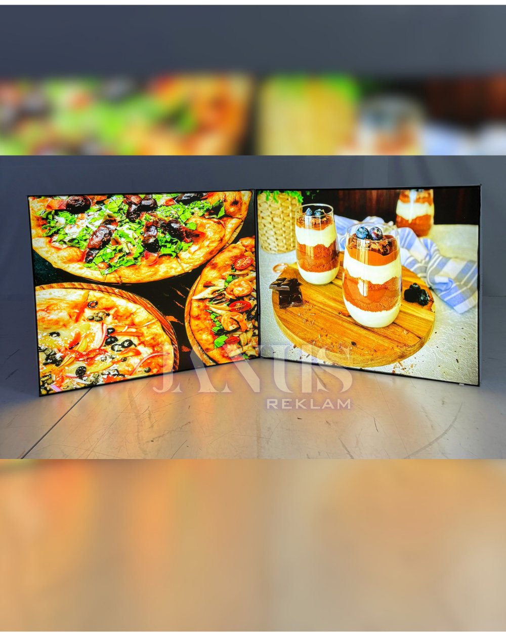 Lightbox - Çift Taraflı 10cm Profil İç Mekan - Uzun kenar ölçüsü 400 cm üzeri