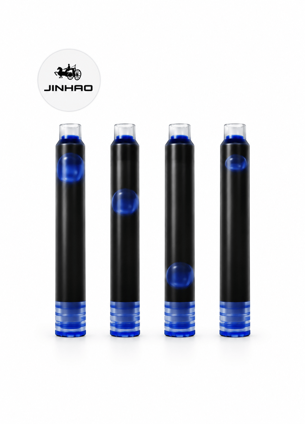 Nova Crafts 4'lü Jinhao Dolma Kalem Mürekkep Kartuşu / 3.4 mm