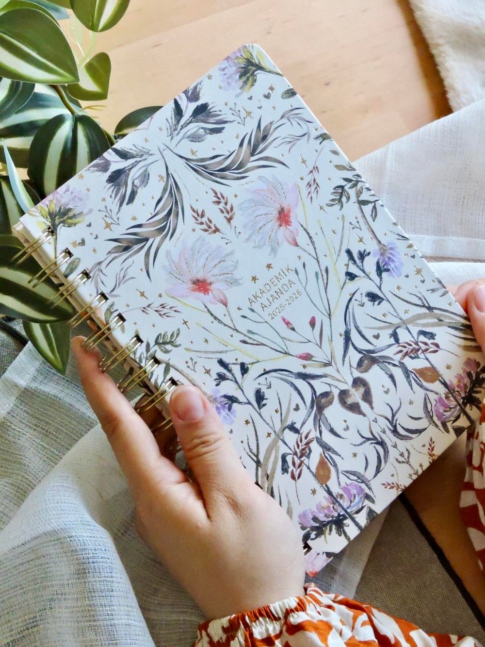 Nova Crafts Botanicals Akademik Ajanda  Süresiz Planlayıcı