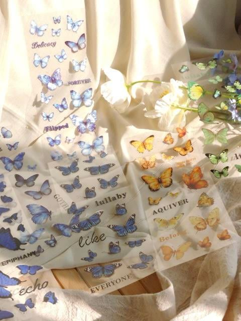 Nova Crafts Kelebek Sticker (6 sayfa)