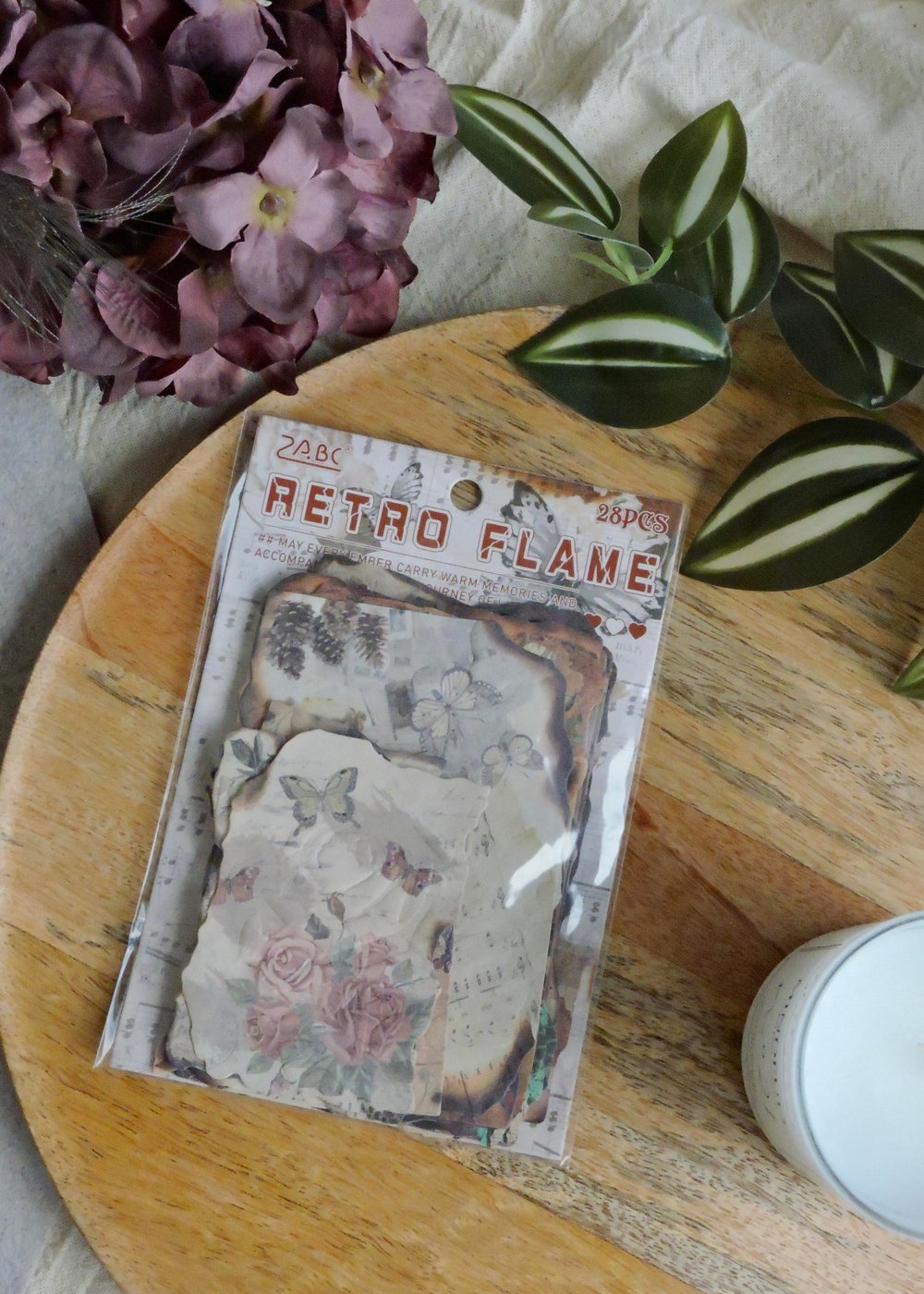 Nova Crafts Retro Flame Scrapbook Kağıt Seti
