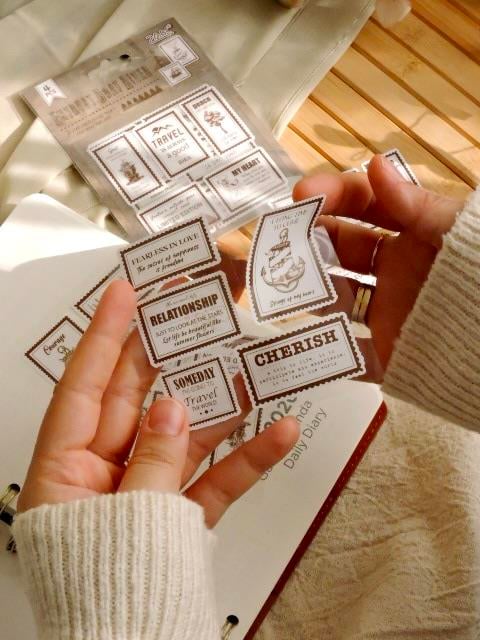 Nova Crafts Travel Temalı Pul Sticker 4 Mini Sayfa 20 Sticker