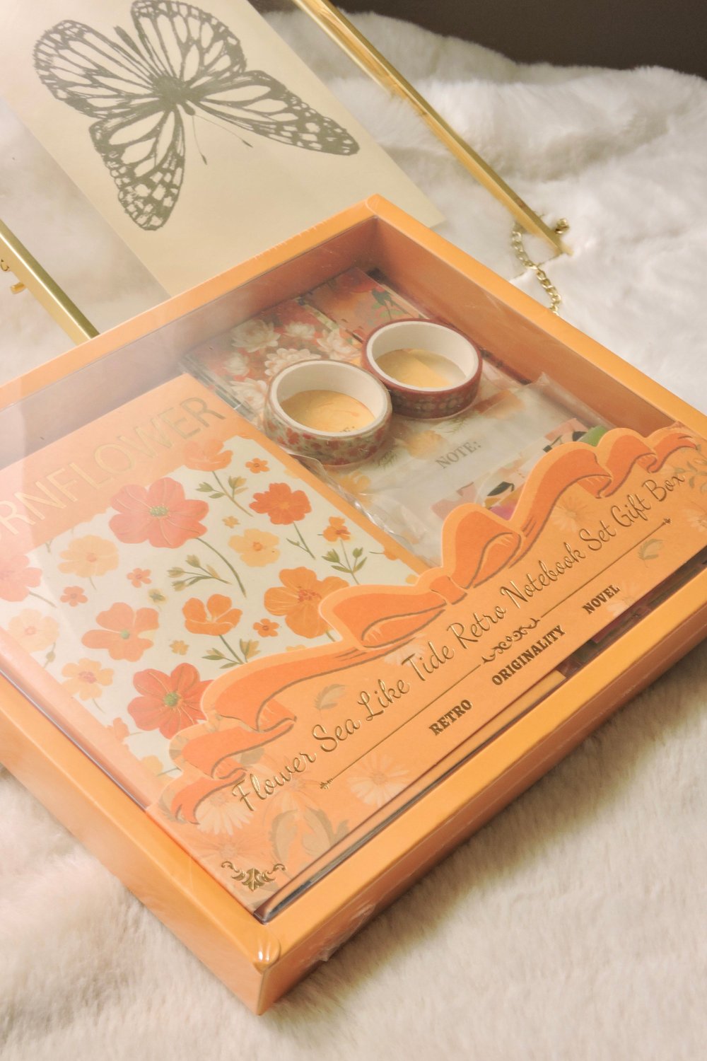 Nova Crafts Turuncu Retro Scrapbool Yapım Seti  150+ Parça 