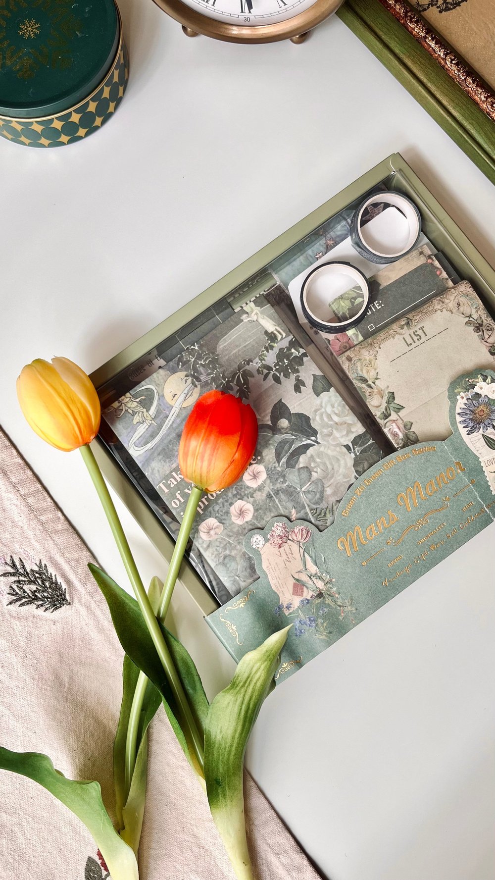 Nova Crafts Yeşil Botanik Hediye Seti / Green Gift Box 
