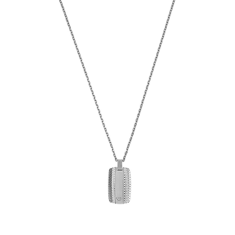 EMPORIO ARMANI AJEGS1844-040 MENS STEEL NECKLACE
