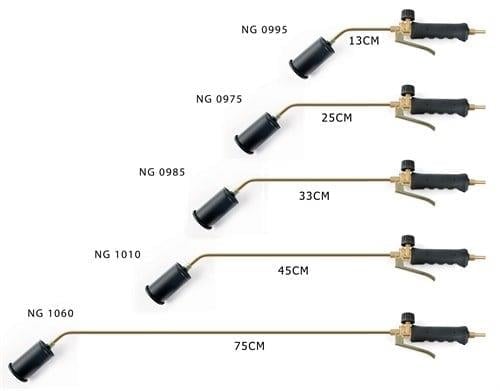 PROPAN TAV VE KAYNAK TAKIMI  57 MM METAL BAŞLIKLI TETİKLİ 45 CM BOYUN
