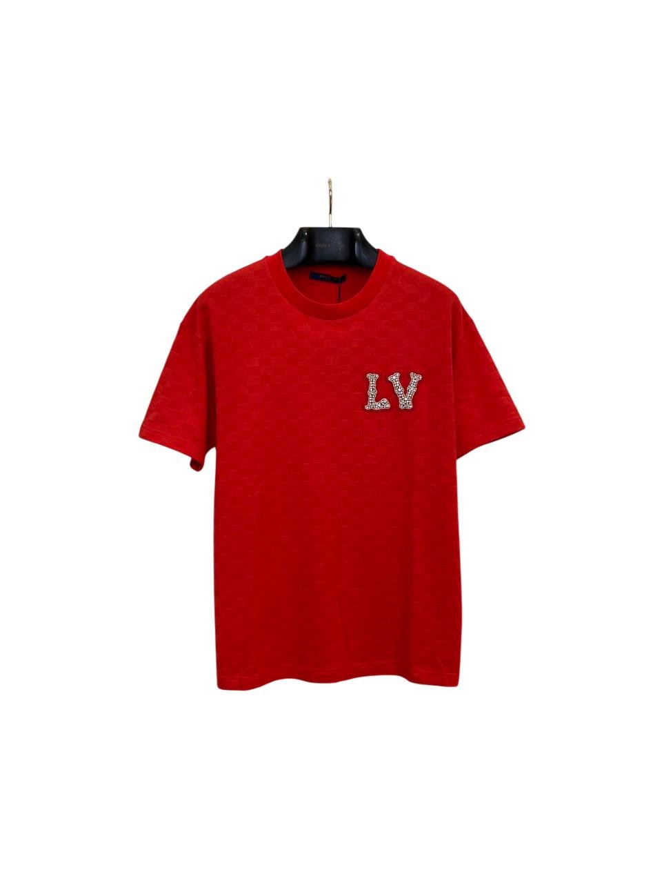 LV Beaded Monogram T-Shirt – Unisex Luxury Tee