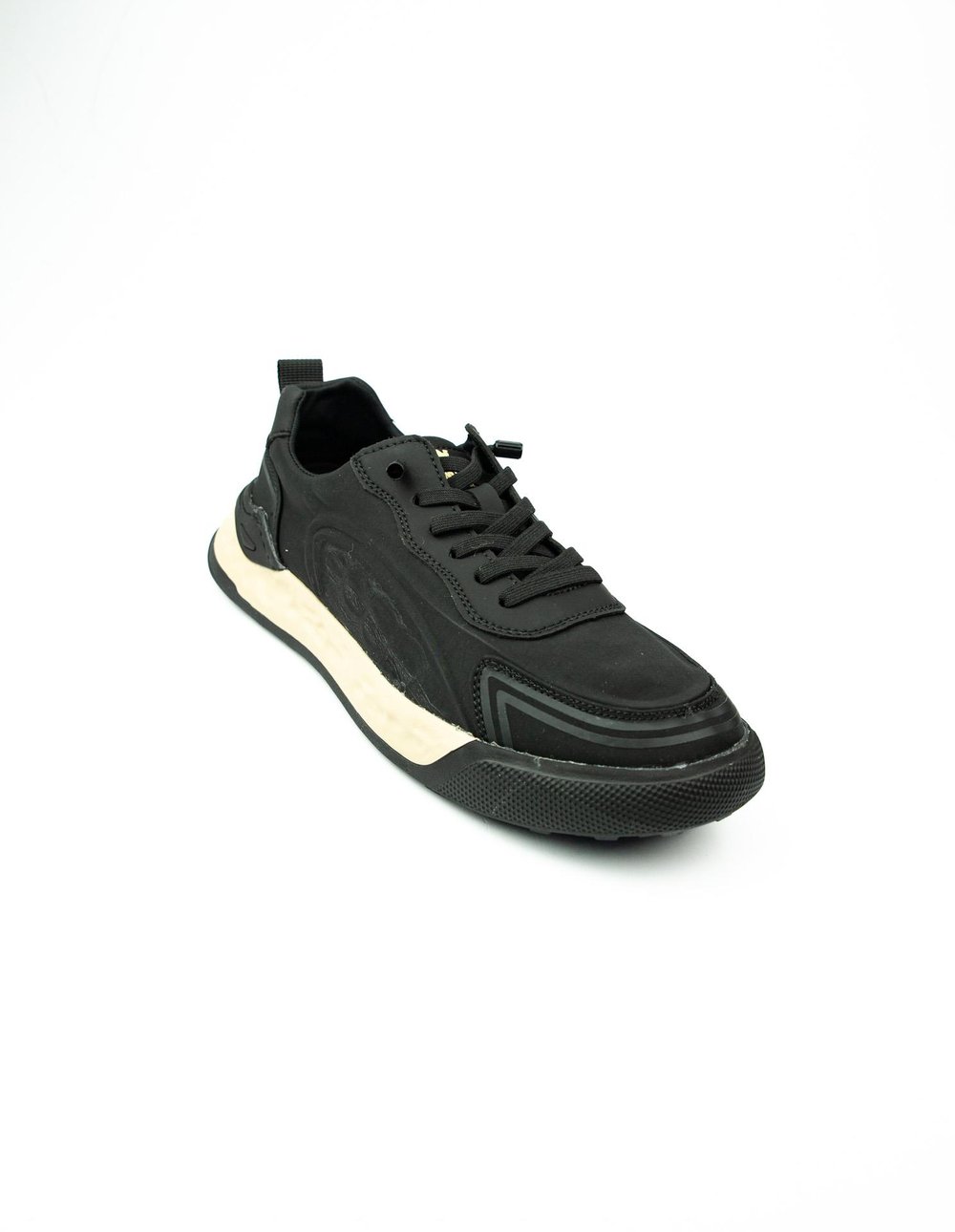 Gamelu 202407 Wine Siyah Erkek Sneaker Ayakkabı 