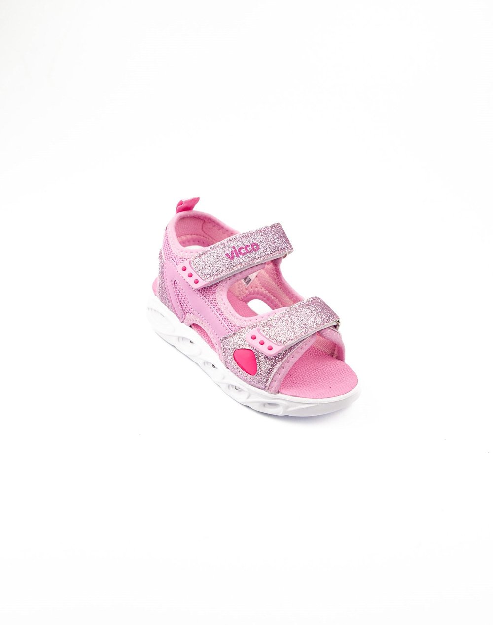 Vicco 332. P21Y. 189 Roy Pembe Kız Çocuk Işıklı Sandalet 
