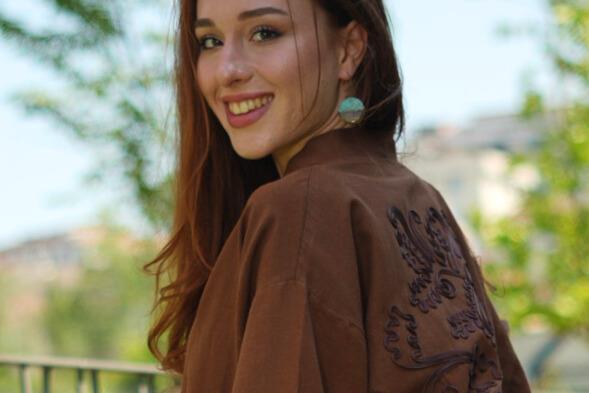 Kimono Meline-  Nakışlı 