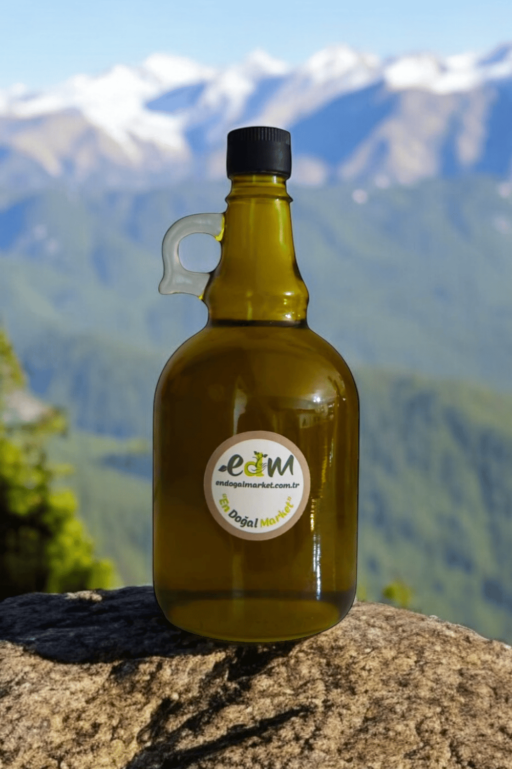 Cam Şişe Natural Sızma Zeytinyağı 1 Lt