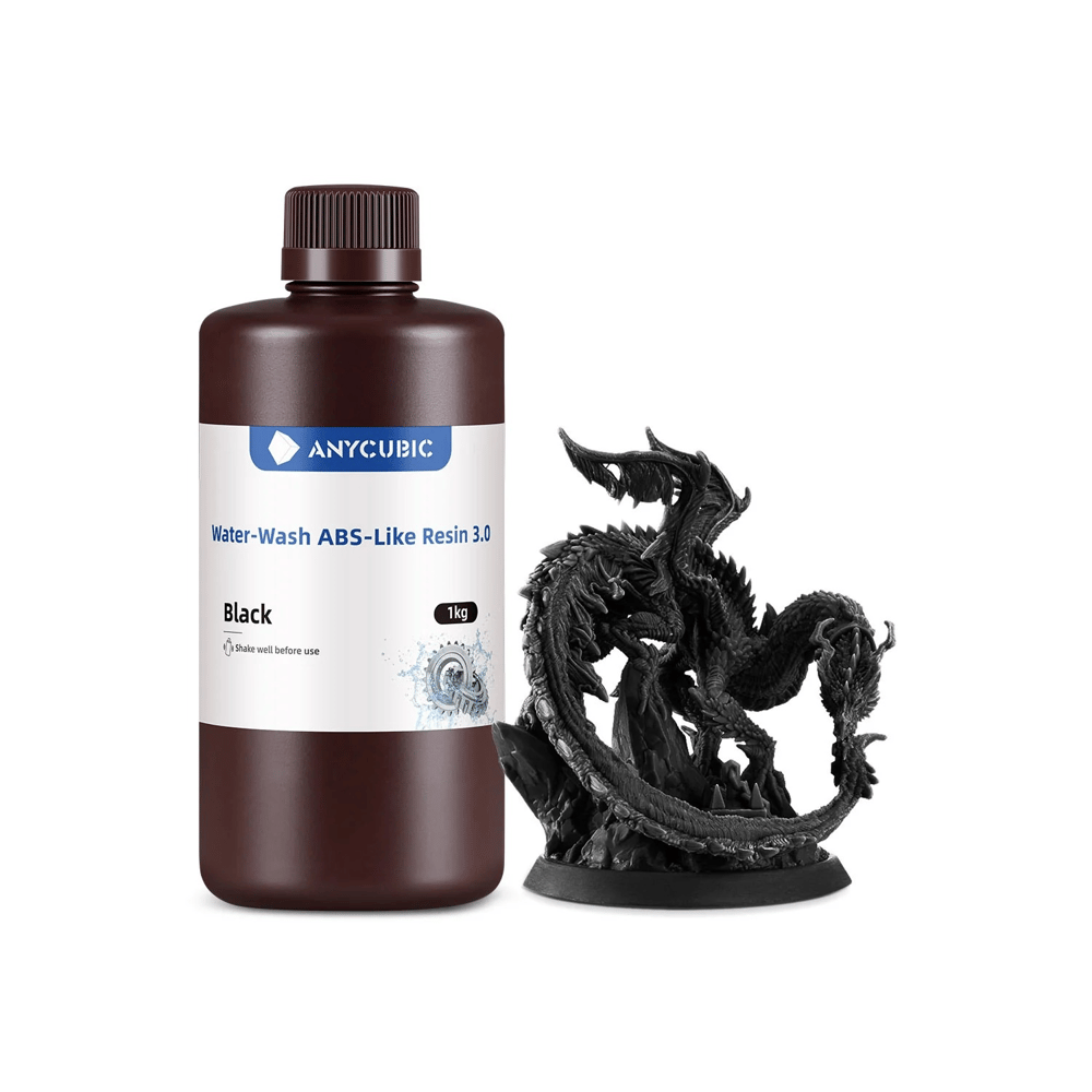 ANYCUBİC WATER WASH ABS LİKE REÇİNE 3.0 1 KG SİYAH