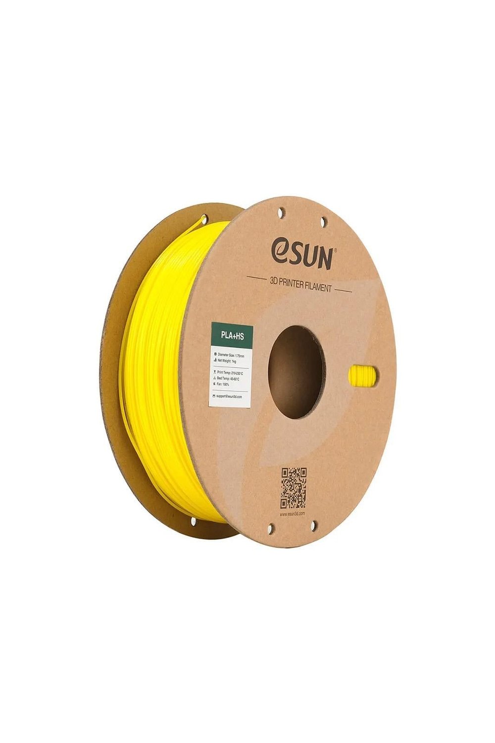 eSUN PLA+HS Sarı Filament 1.75mm 1kg