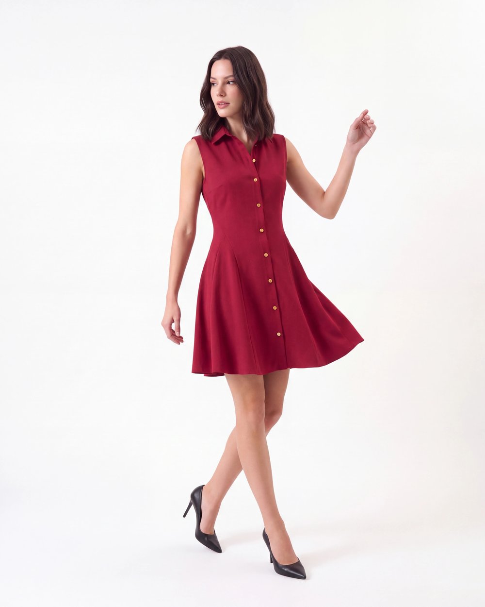 Bordo Elbise