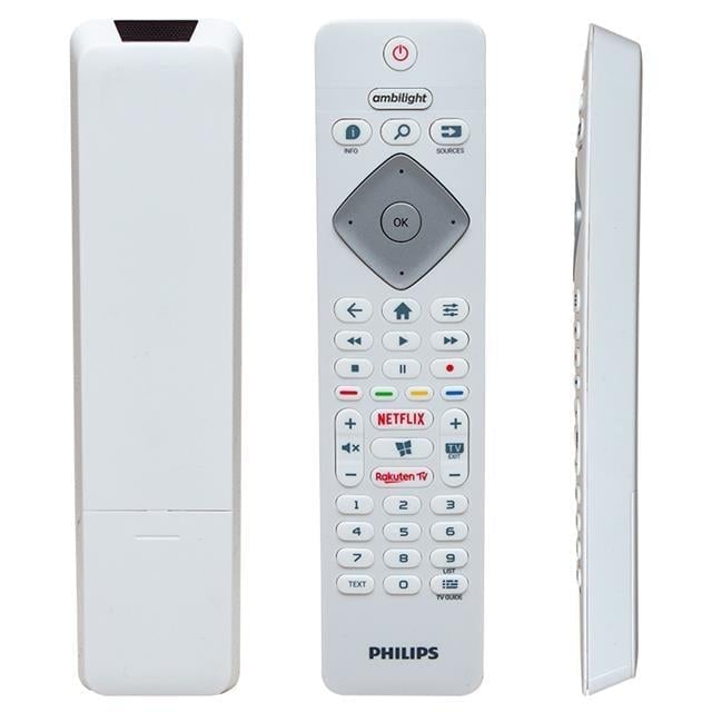 Philips Ambilight Netflix-Rakuten Tuşlu Beyaz  LCD- LED TV Kumanda
