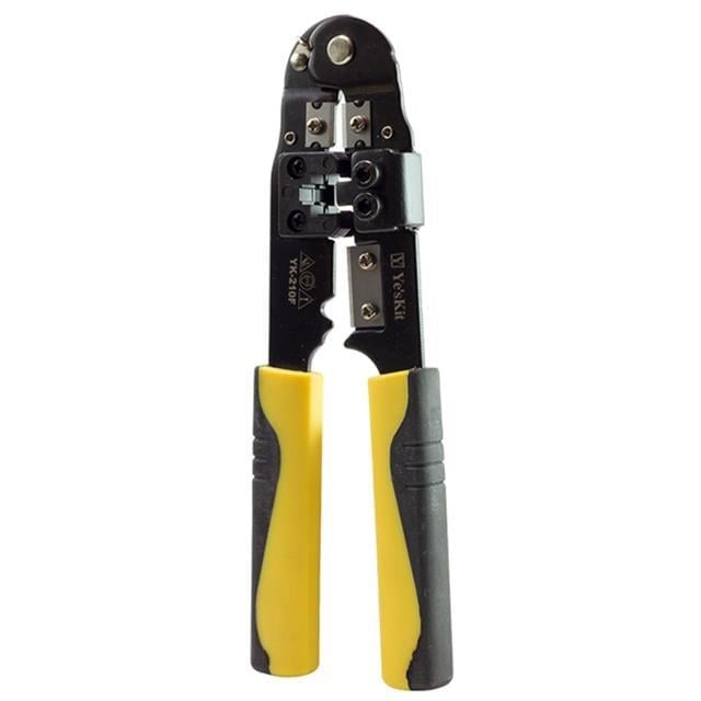 PowerMaster YK-210F RJ45 CAT5E-CAT6 Tekli Soket Sıkma Pensesi