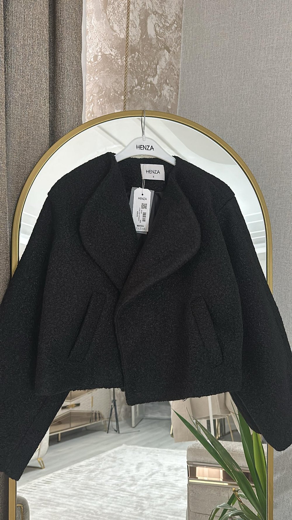 Buklet Oversize Ceket Kaban