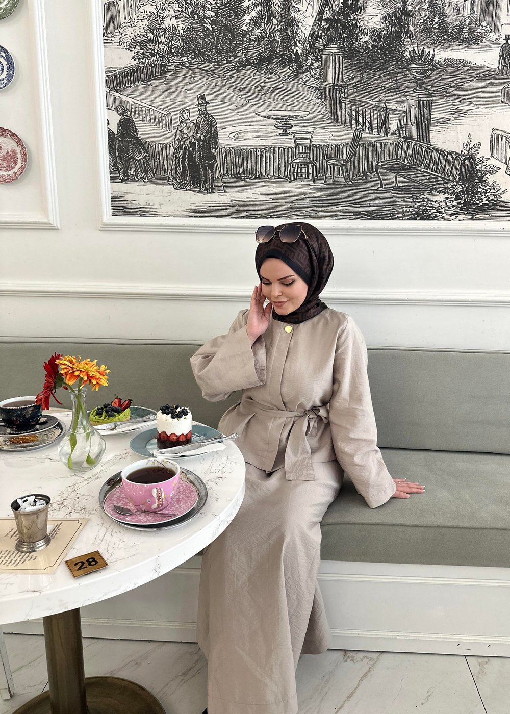 Kuşaklı Etek Takım