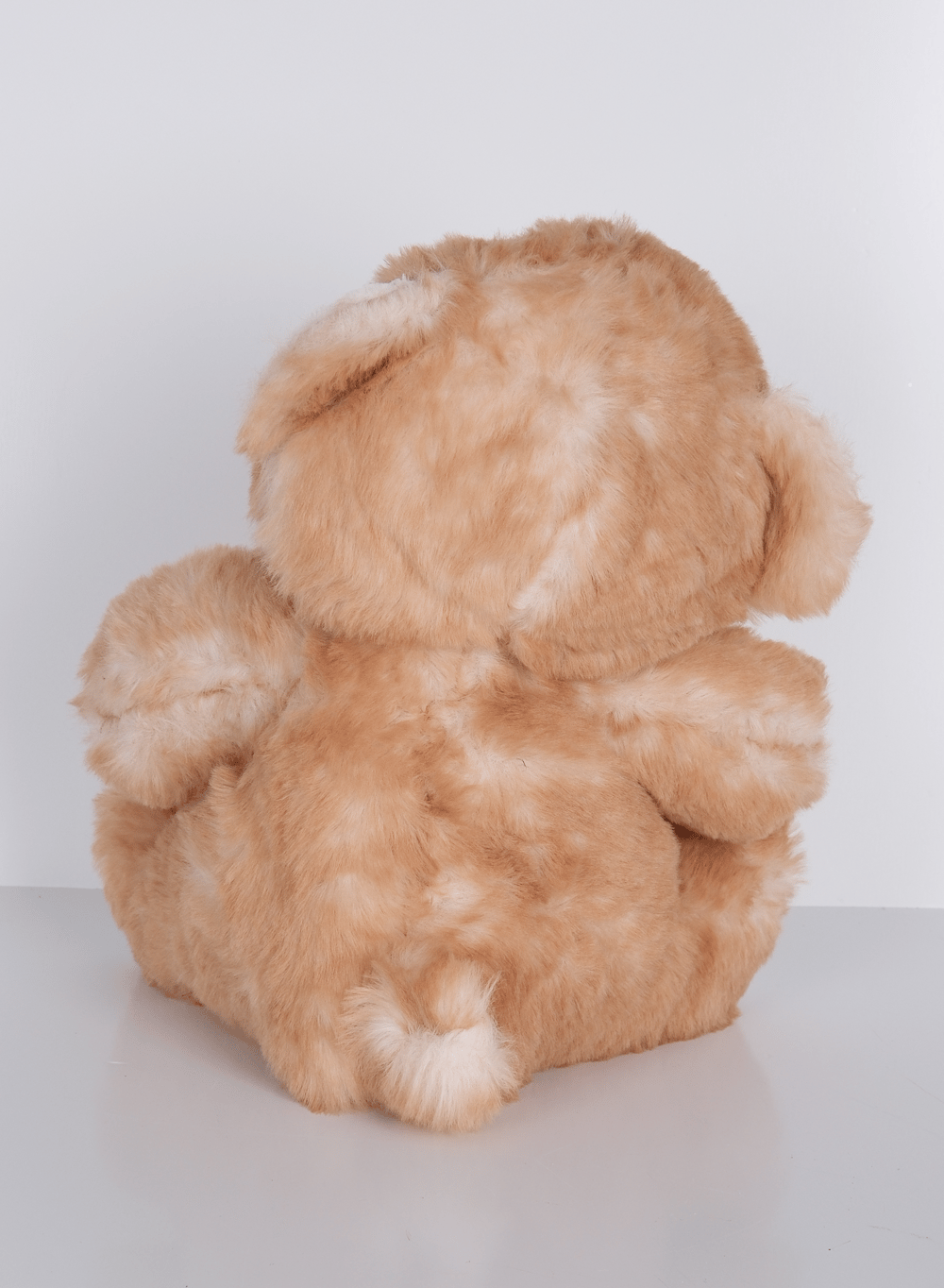 23 cm Yavru Ayıcık Şekilli Peluş Oyuncak Kahverengi Beyaz