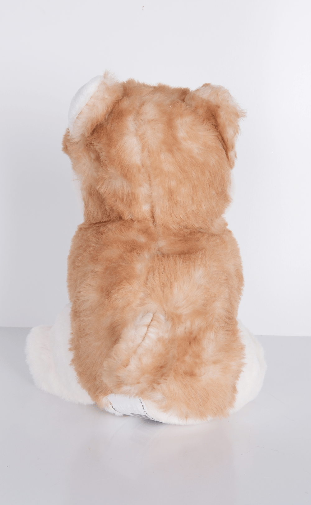 23 cm Yavru Köpek Şekilli Peluş Oyuncak Kahverengi Beyaz