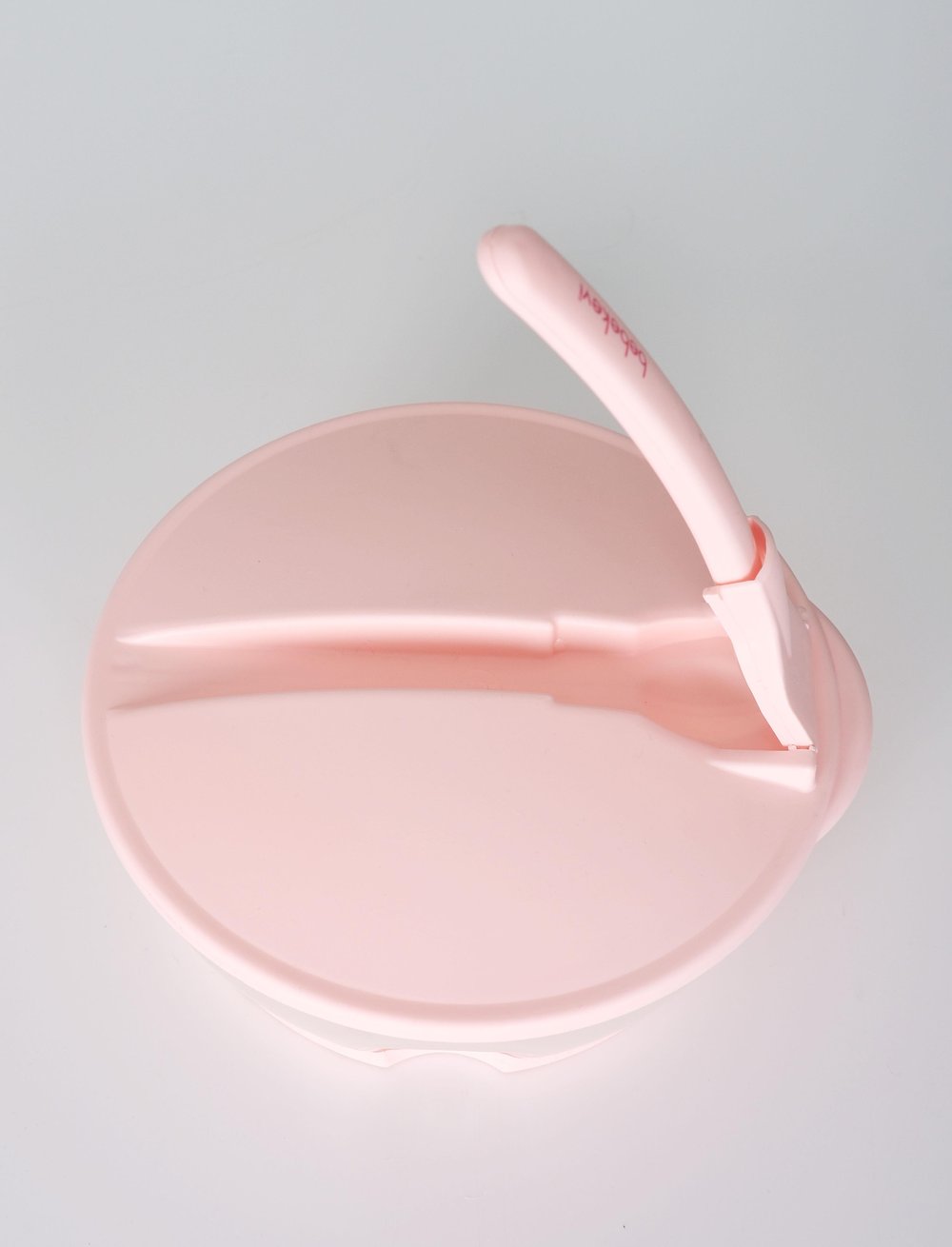 371659 Kaşıklı Mama Tabağı Pembe