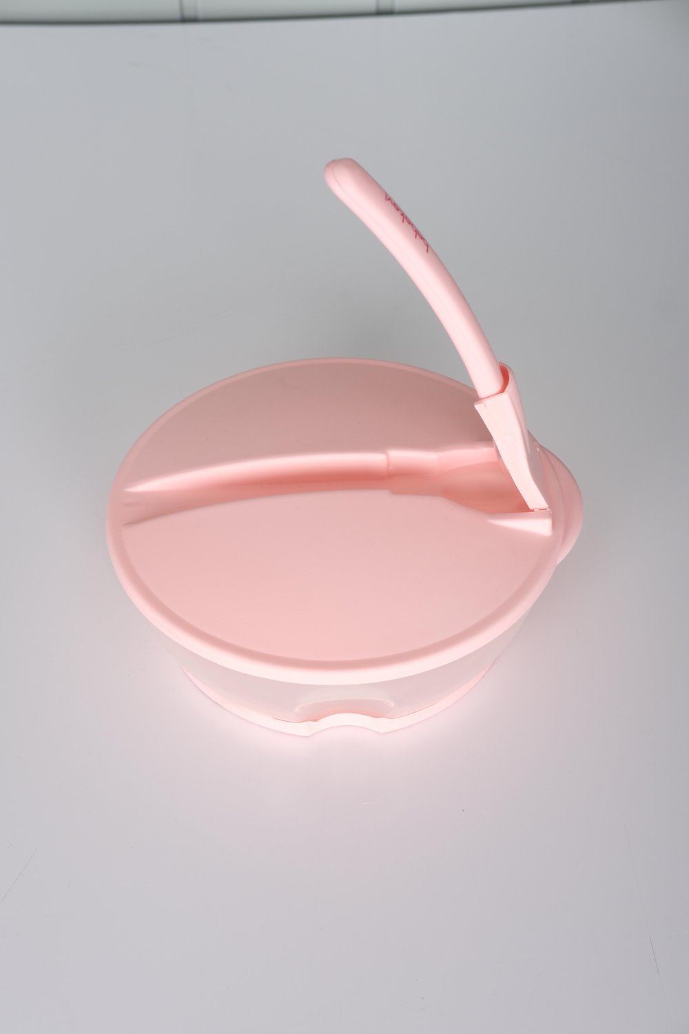 371659 Kaşıklı Mama Tabağı Pembe