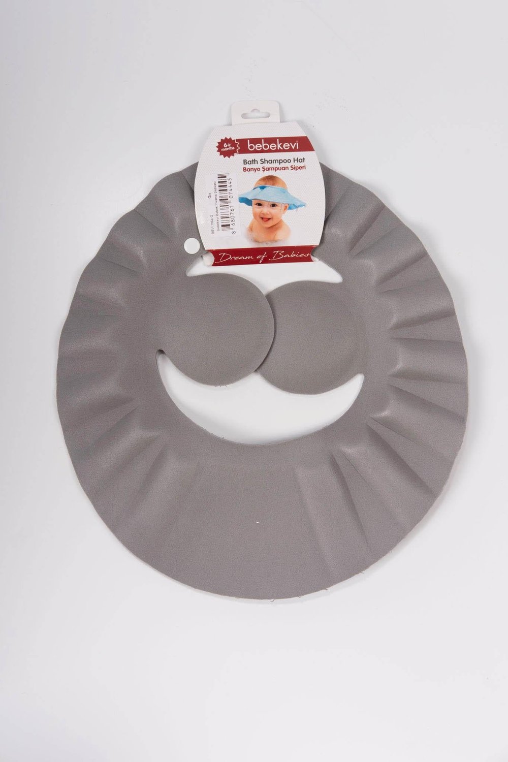 Bebek Yıkama Şapkası Gri