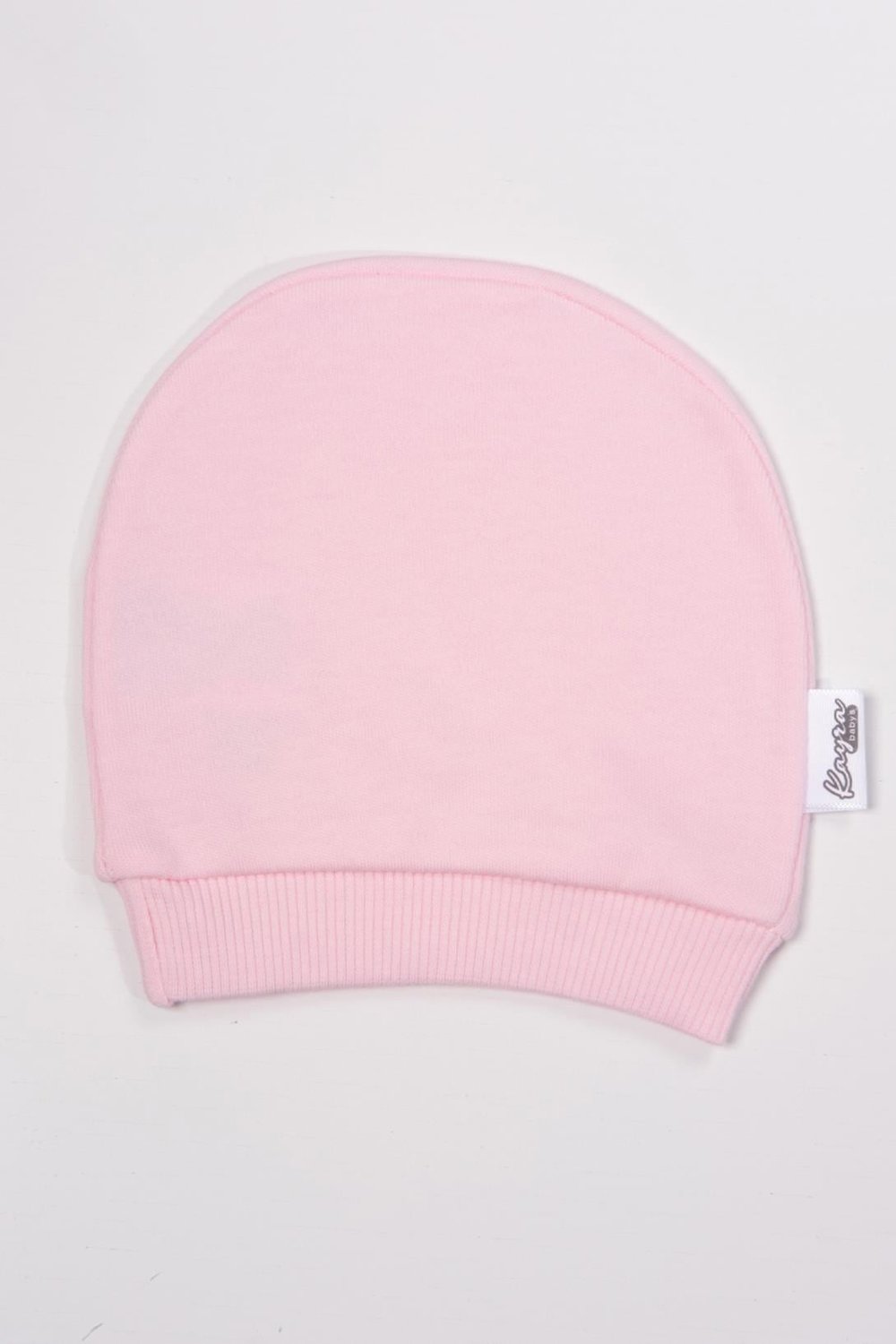 Ayı Nakışlı Bebek Şapka Pembe