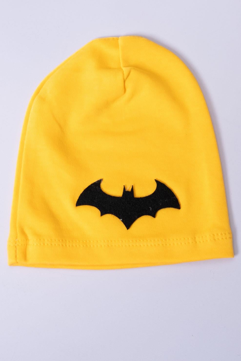 Batman Desenli Çocuk Bere Sarı