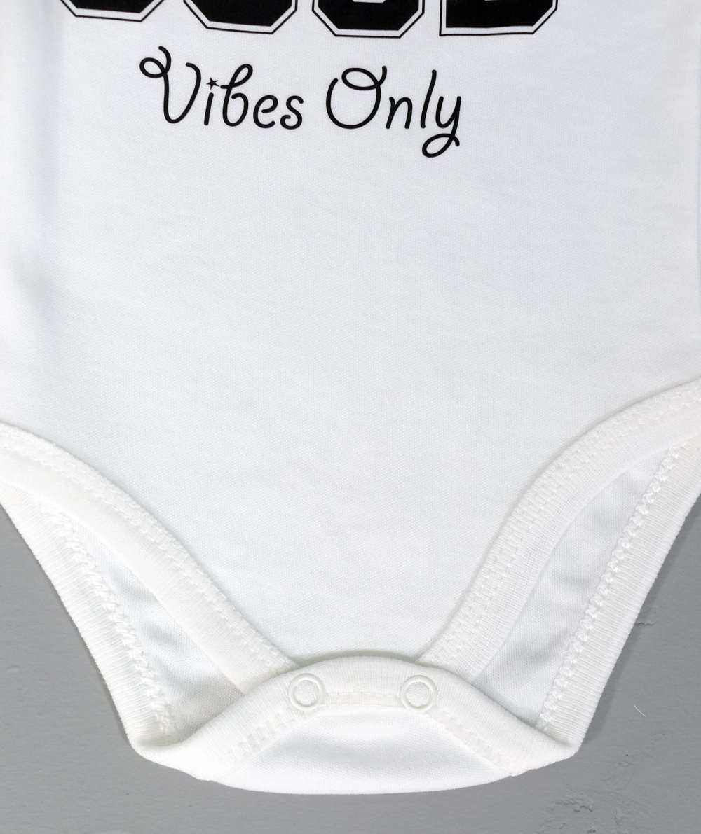 Good Vibes Only Baskılı Uzun Kollu Body