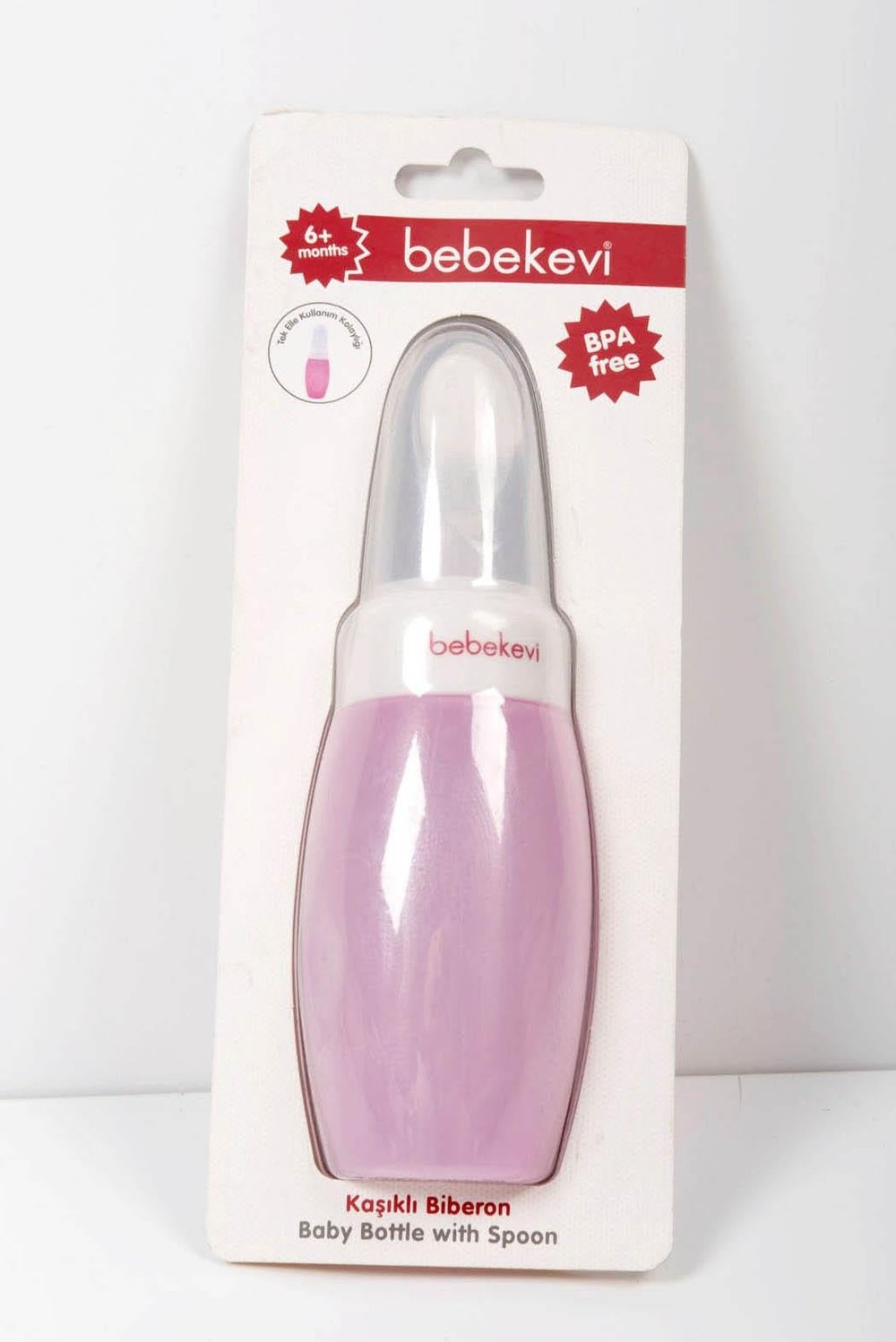 Kaşıklı Biberon Pembe