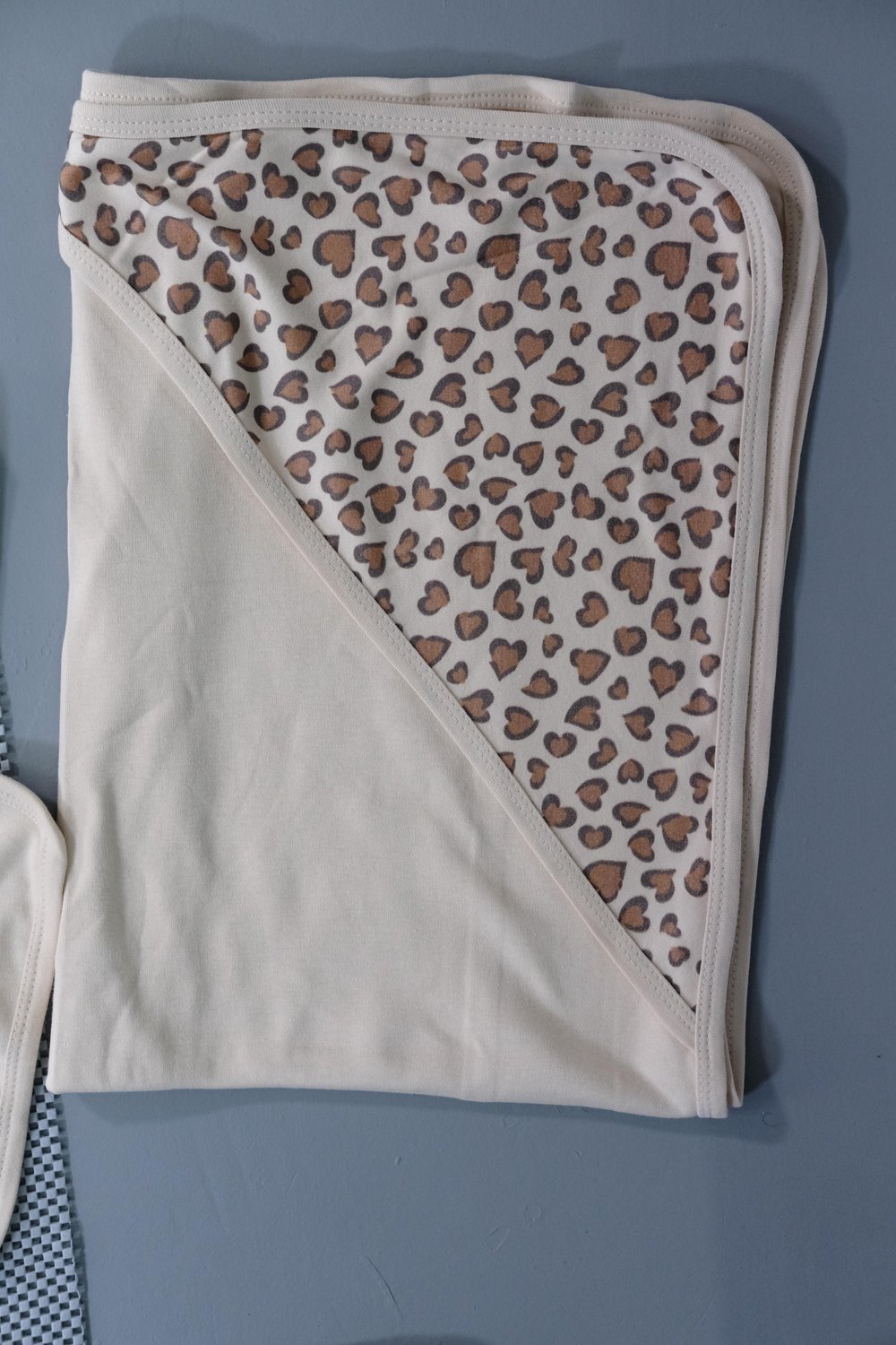 Leopar Desenli 7li Kız Bebek Zıbın Takımı Bej