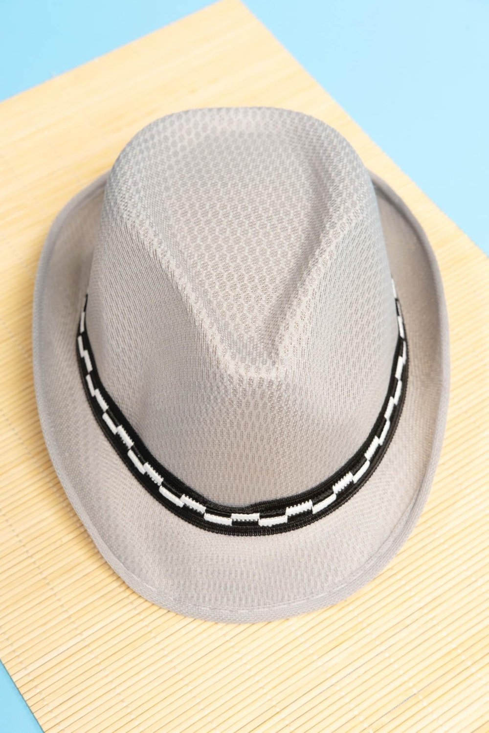 Yazlık Örgü Fedora Şapka 