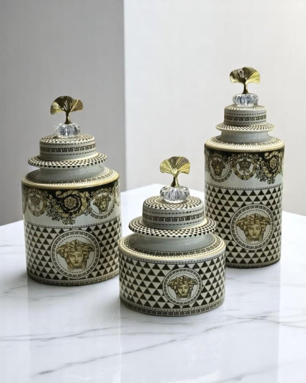 3'lü Versace Küp Set