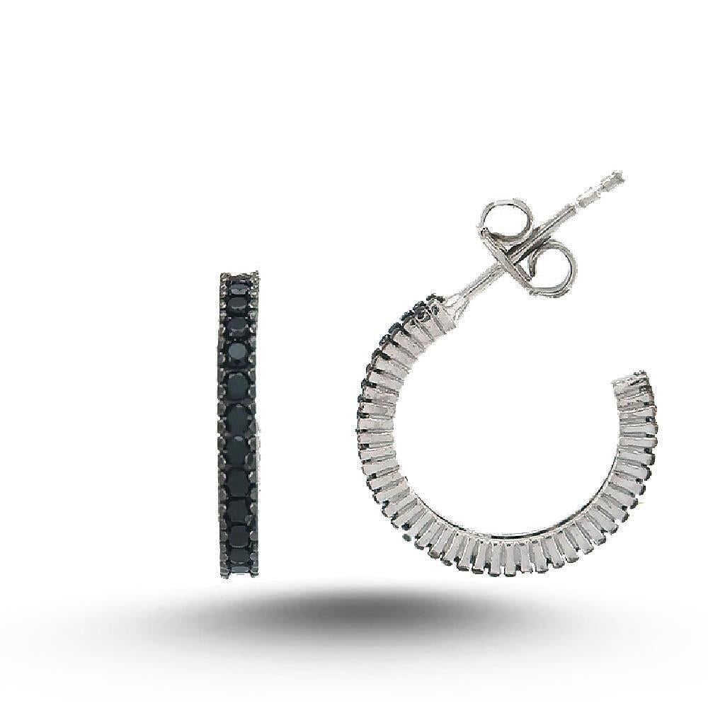TEK SIRA YARIMTUR VİDALI HALKA KÜPE