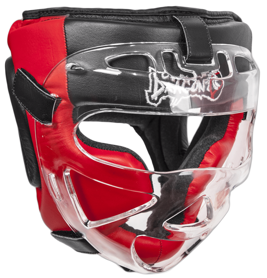 DragonDo 11750-L Deri Maskeli Boks - Kick Boks - Muay Thai ve MMA Kaskı