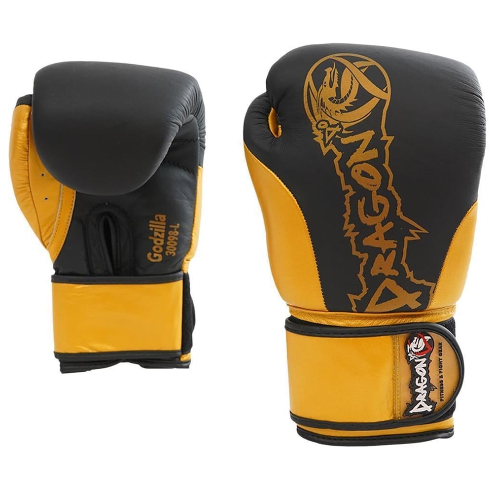 DragonDo 30098-L Godzilla Hakiki Deri Boks Eldiveni Muay Thai Eldiveni