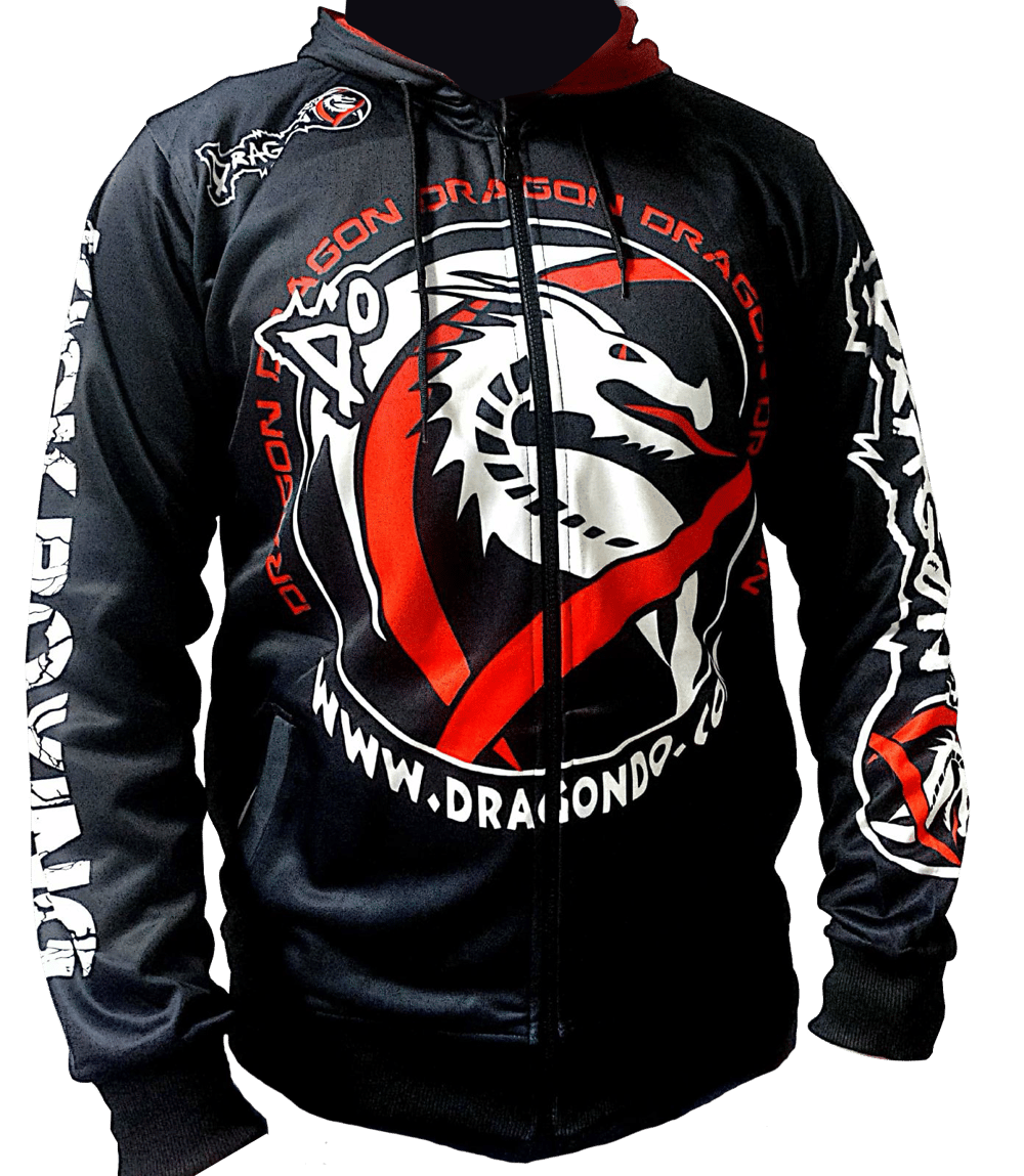 DragonDo 83580 Süblime Baskı Kick Boks Kapüşonlu Sweatsirt