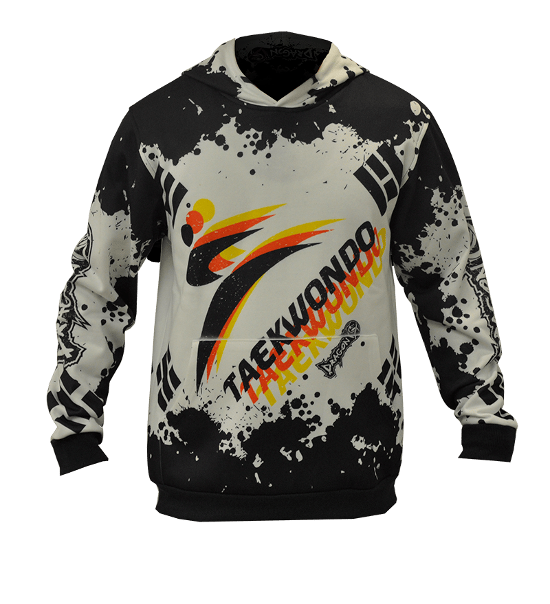 DragonDo Tx8517 Taekwondo Baskılı Kapüşonlu Sweatshirt